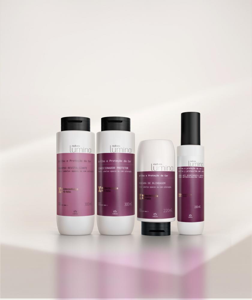 Natura Lumina apresenta nova linha de tratamento para brilho e proteção da cor do cabelo