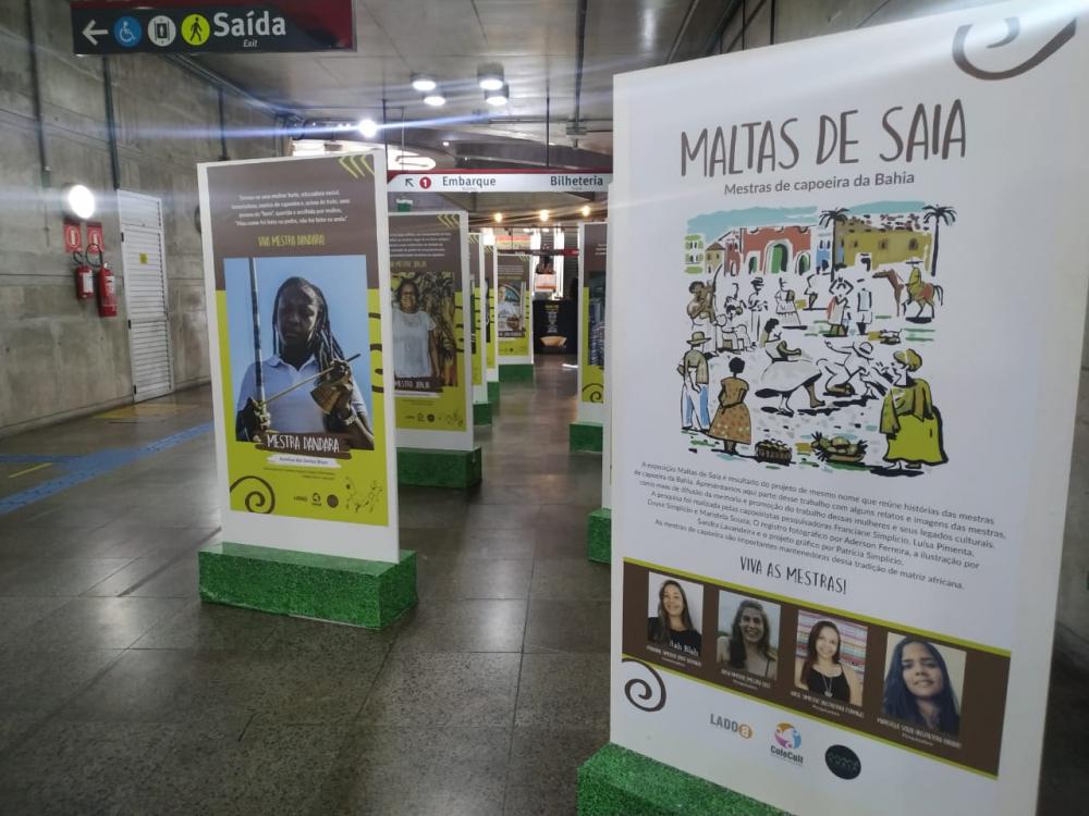 CCR Metrô Bahia e Maré Cheia Produções Criativas e Sustentáveis promovem Exposição Maltas de Saia